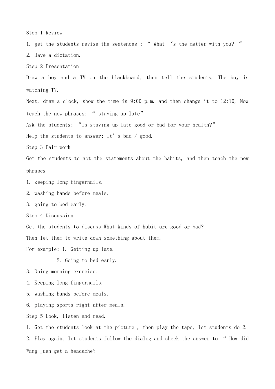 湘教版八年级英语Unit 2 Keeping healthy(2)_第2页