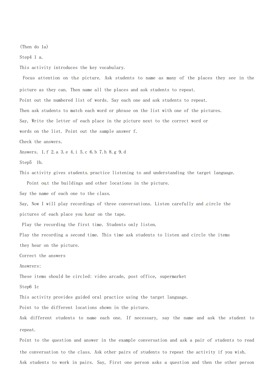 英语七年级下人教新课标 Unit2教案一_第2页