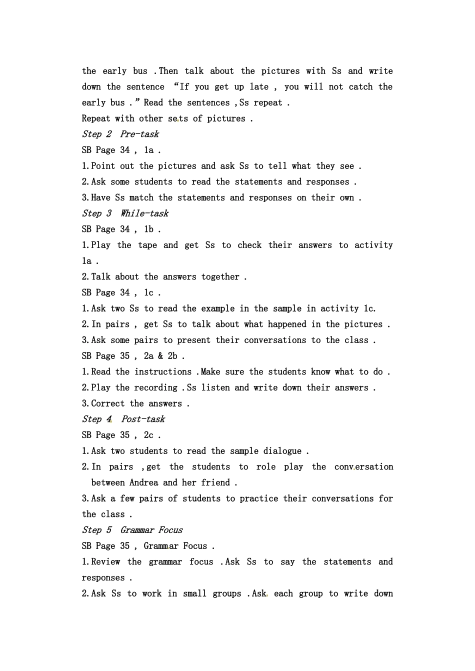 辽宁省丹东七中八年级英语下册《Unit 5 If you go to the party》教案 人教新目标板_第2页