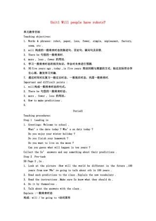 河南省郑州市第九十六中八年级英语 《Unit1-unit5》教案