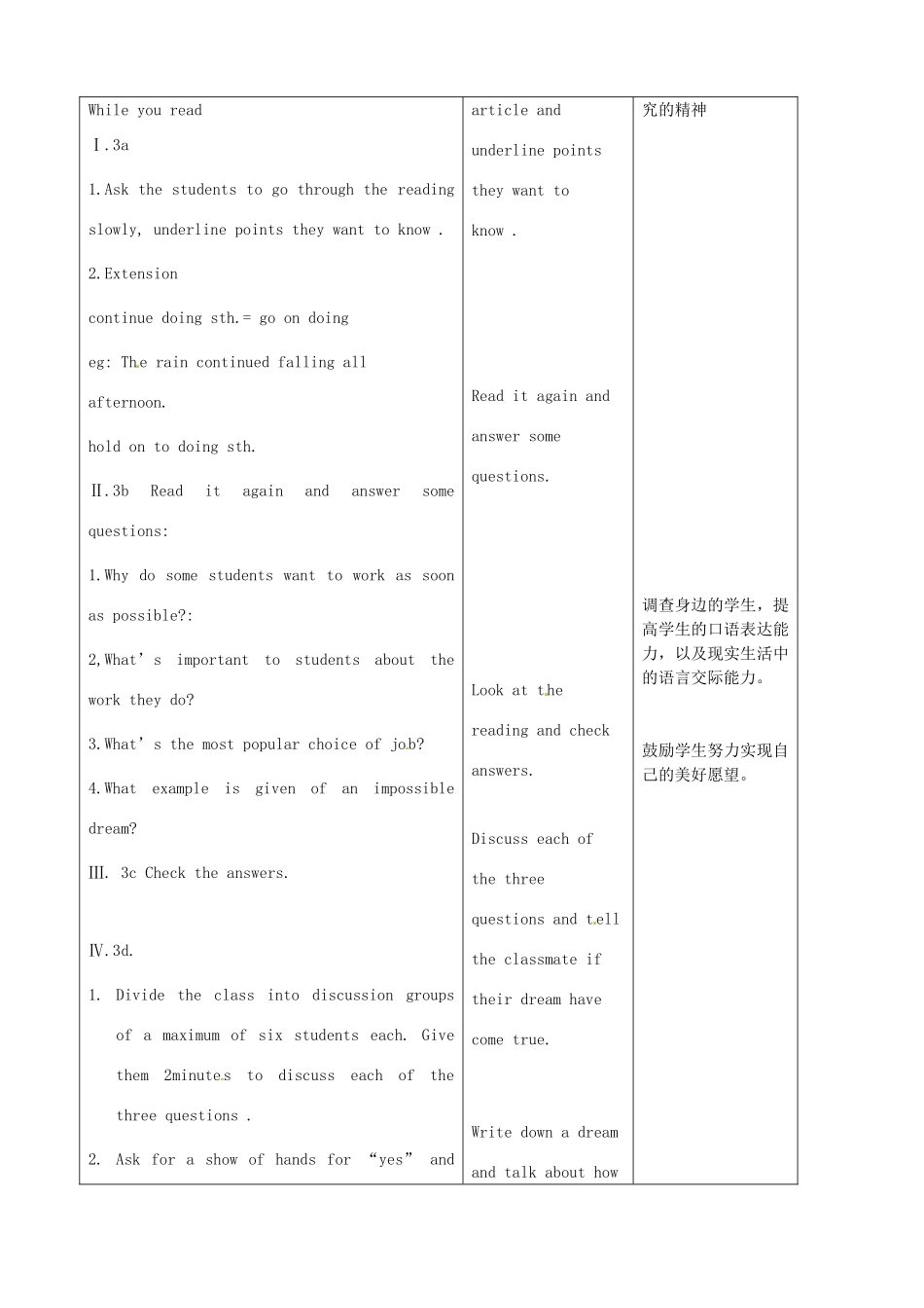 陕西省神木县大保当中学九年级英语 Unit 7 Where would you like to visit period5教案 人教新目标版_第2页