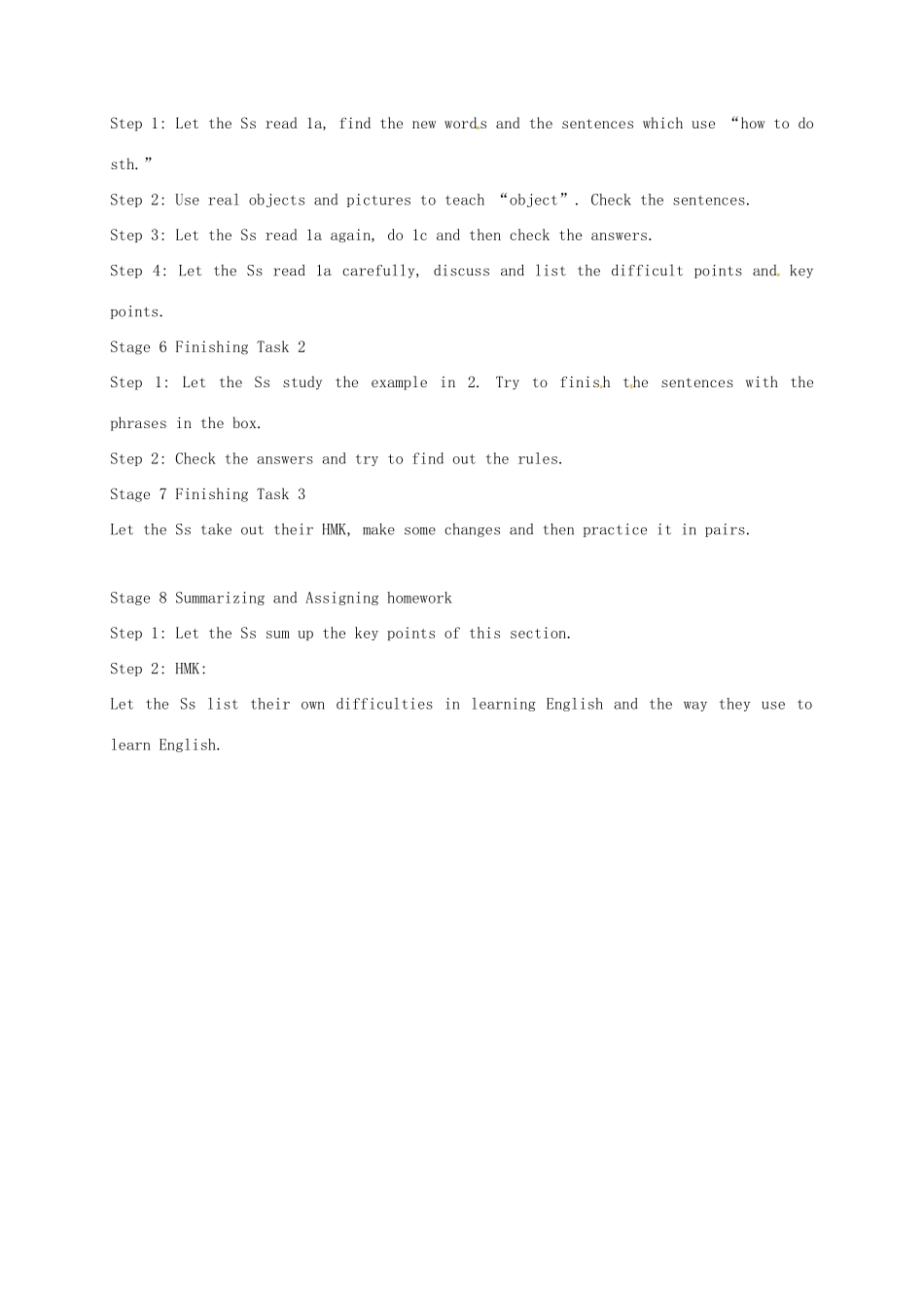 福建省泉州市安溪县九年级英语上册 Unit 3 English around the World Topic 3 Could you give us some advice on how to learn English well Section B教案 （新版）仁爱版-（新版）仁爱版初中九年级上册英语教案_第2页