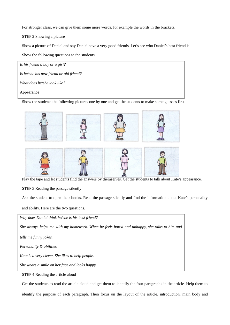 牛津版八年级英语Unit 1 Friends(9)MAIN TASK_第2页