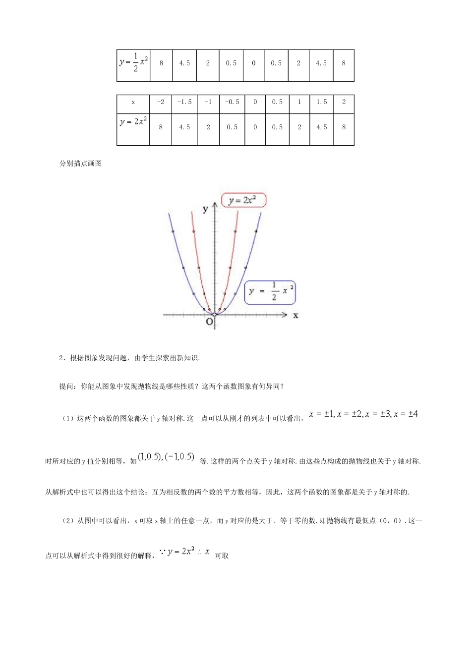 鲁教版九年级数学上册二次函数2_第2页