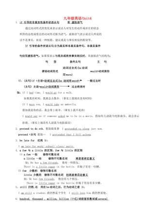黑龙江虎林八五零农场学校九年级英语下册 Unit 4   What would you do3教案 人教新目标版