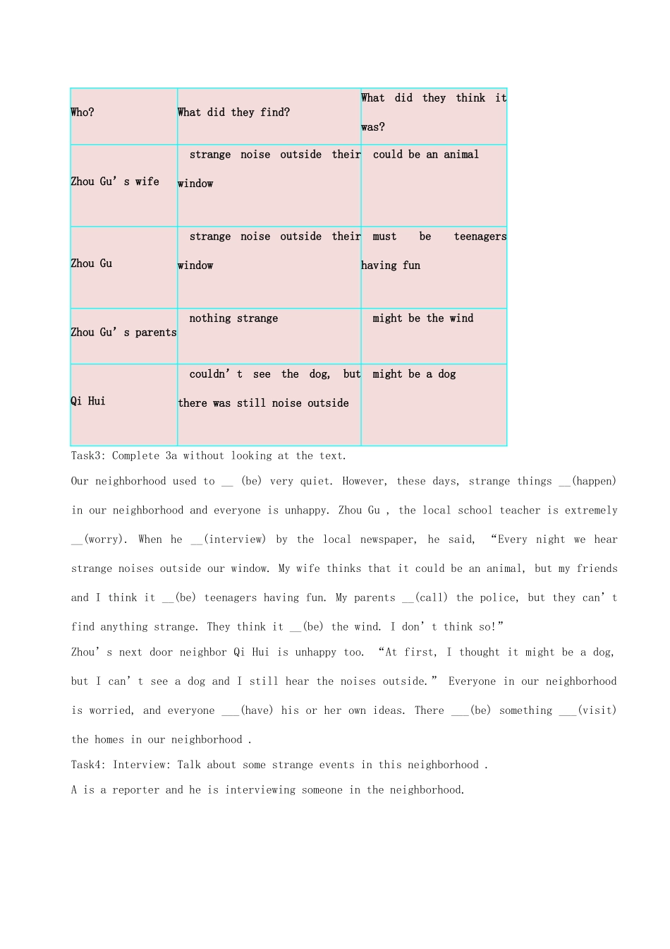 （水滴系列）九年级英语全册 Unit 5 It must belong to Carla（第5课时）教案 人教新目标版-人教新目标版初中九年级全册英语教案_第3页