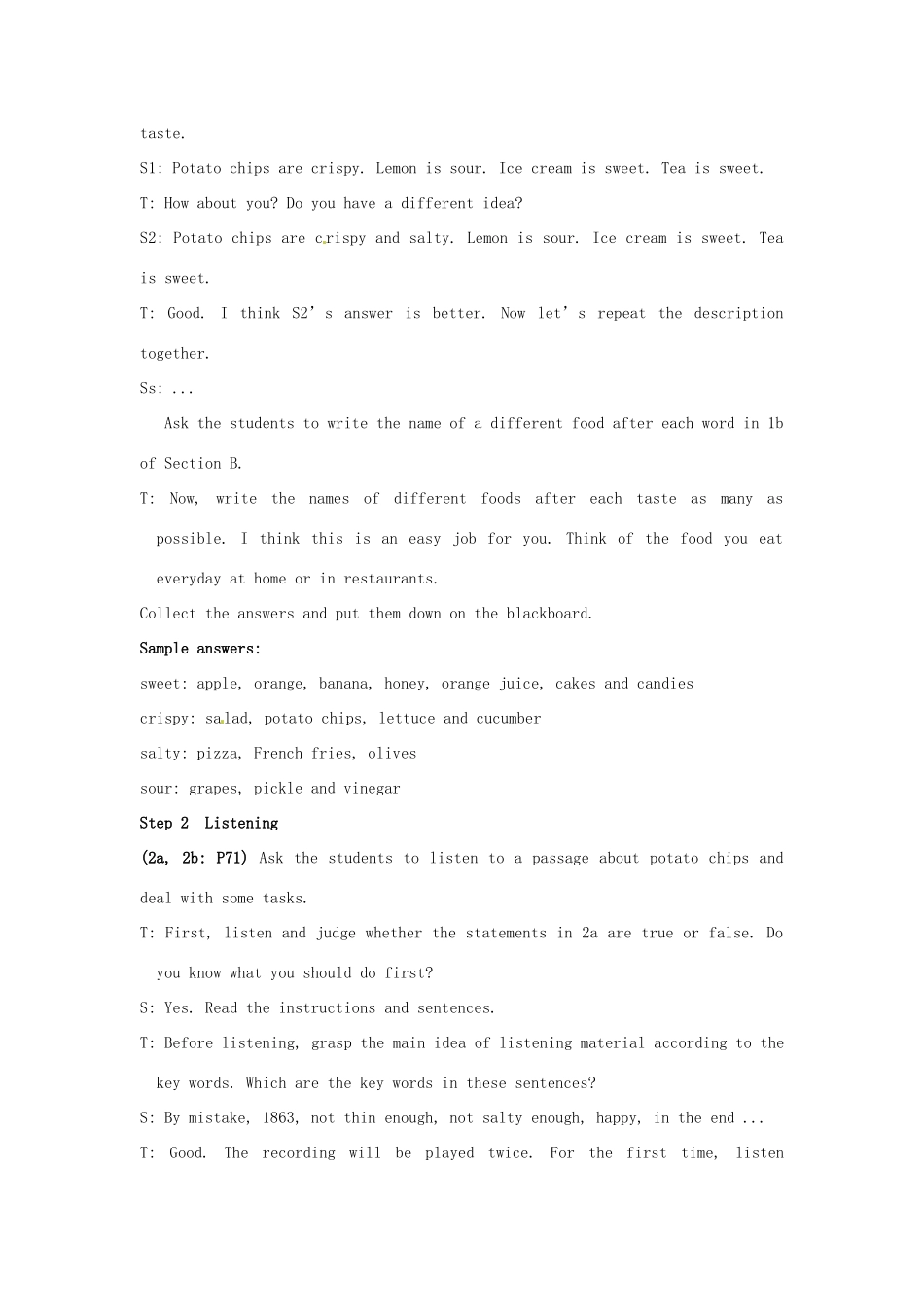 河南省南乐县张果屯乡中学九年级英语《Unit 9 When was it invented：Period 2》教案 人教新目标版_第2页