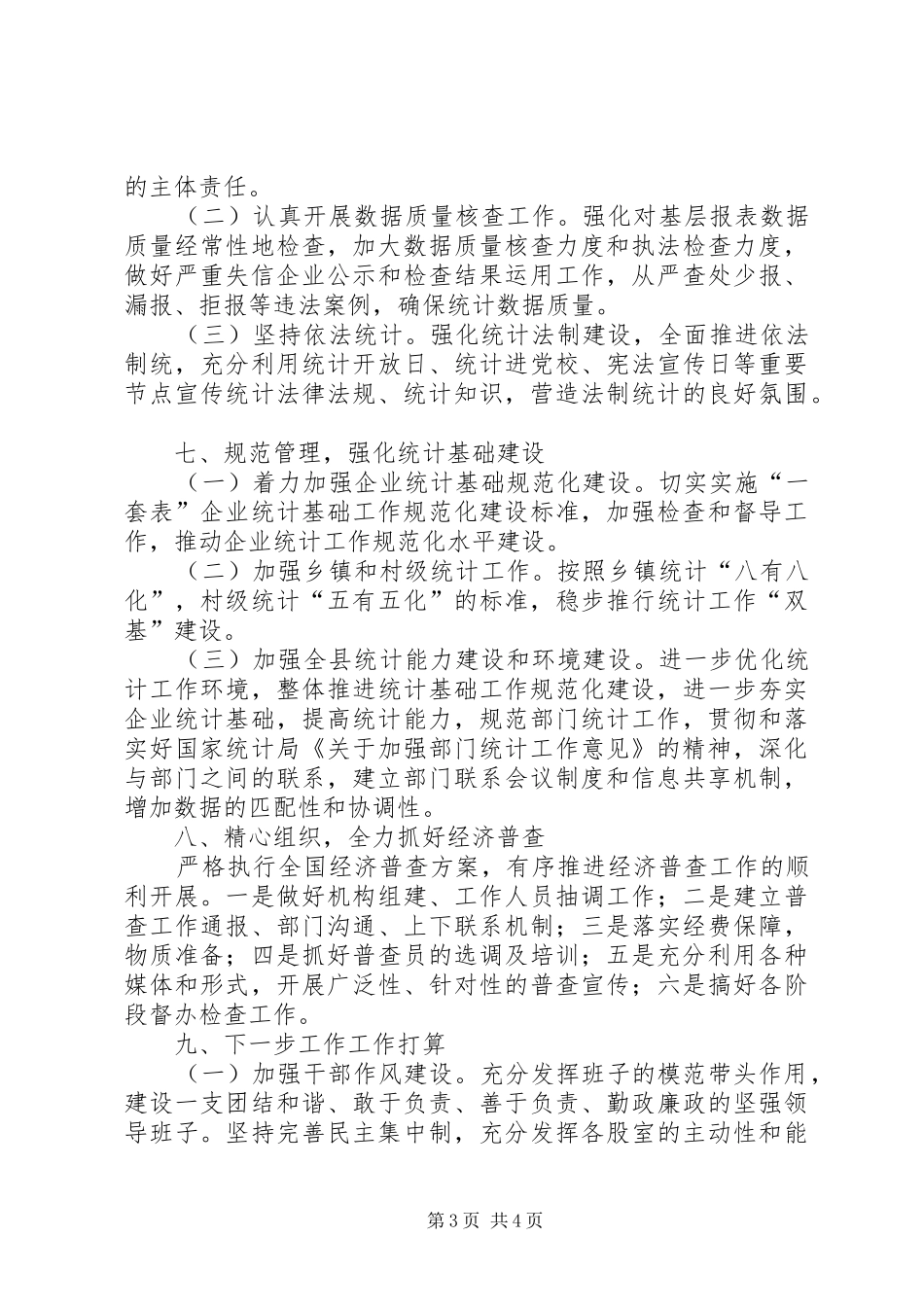 县统计局202X年工作总结_第3页