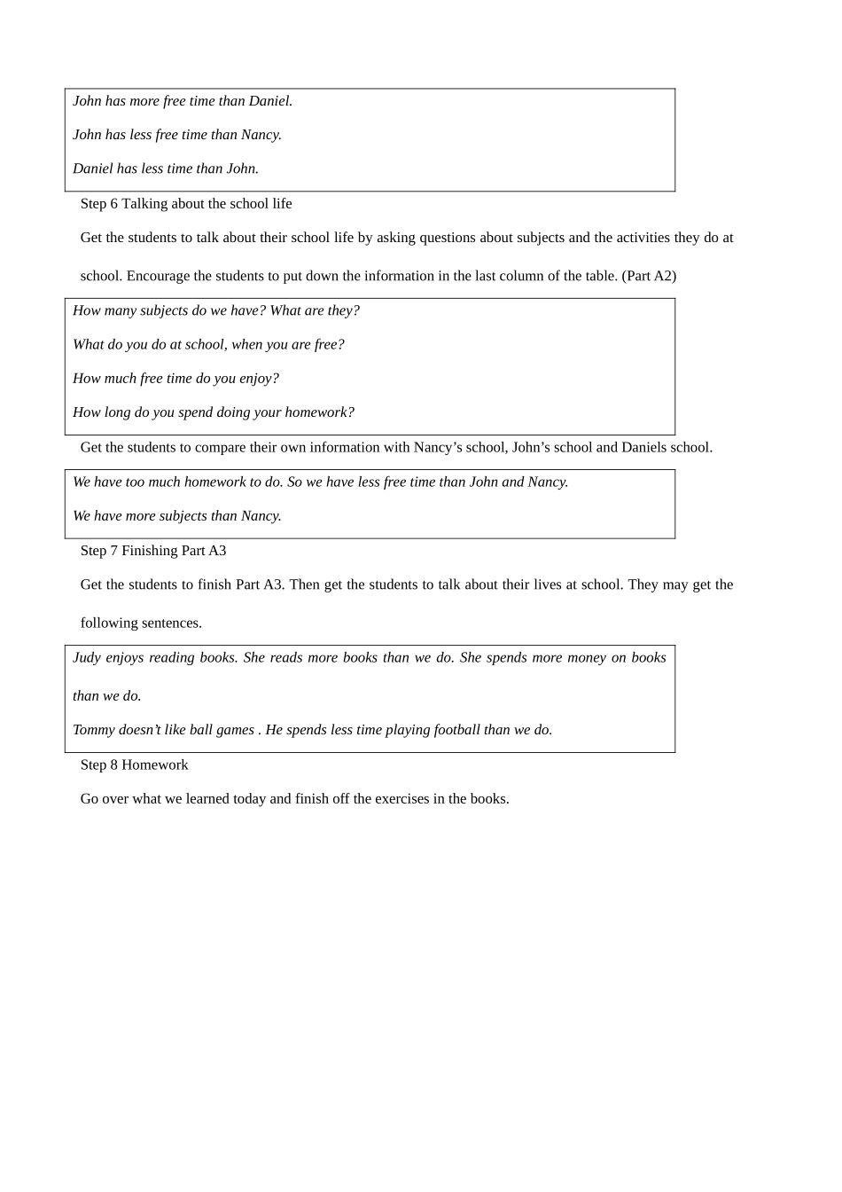 牛津版八年级英语Unit 2 School Life(5)GRAMMAR I_第3页