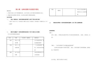 高中历史 第23课 毛泽东与马克思主义的中国化学案 岳麓版必修3