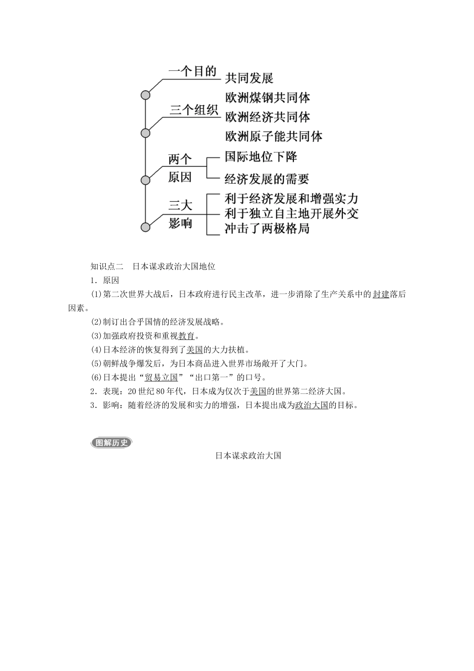 高中历史 第八单元 当今世界政治格局的多极化趋势 第26课 世界多极化趋势的出现学案（含解析）新人教版必修1-新人教版高一必修1历史学案_第2页