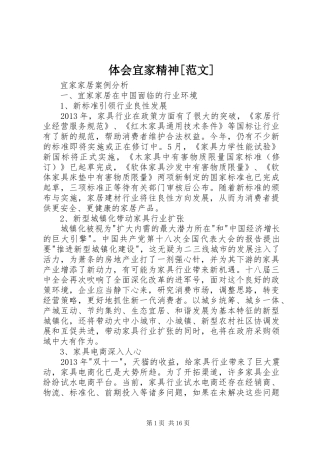 体会宜家精神[范文]