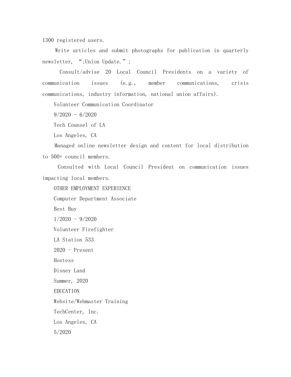 网络运维英文简历模板 _第2页