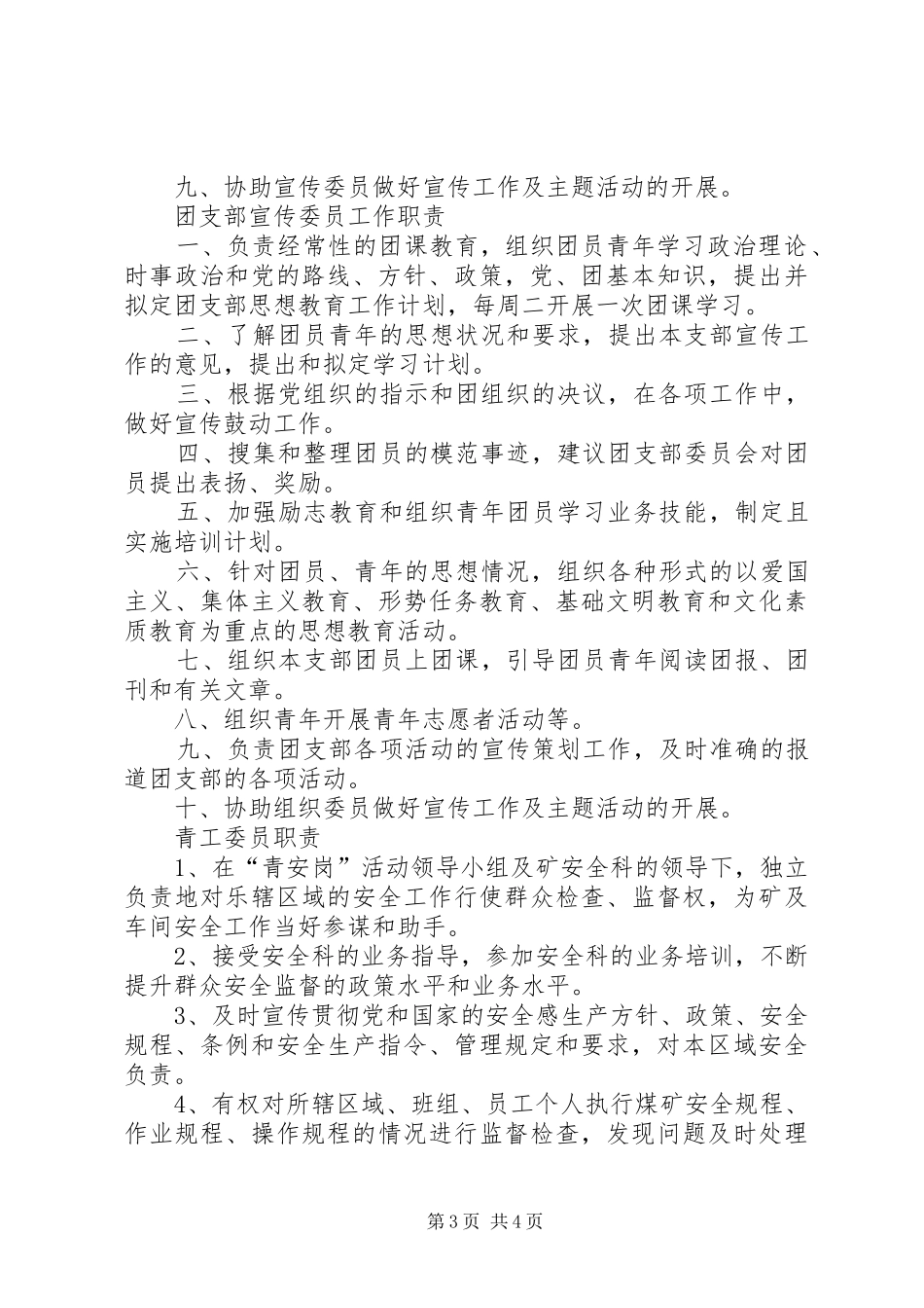 团支部组织委员总结 _第3页