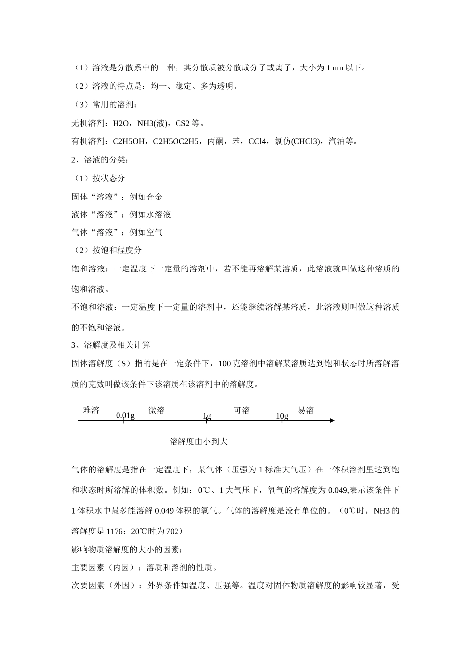 高中化学精编教学案及强化练习---分散系鲁科版必修1、2_第2页