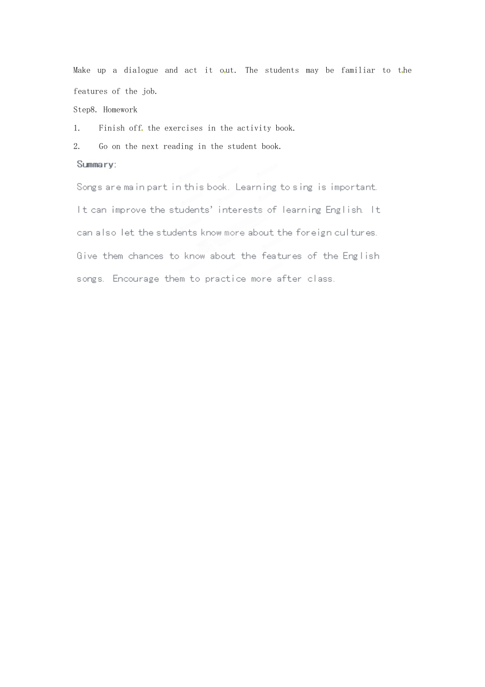 河北省衡水市景县黎阳学校九年级英语下册 Lesson 44《Keep Your Choices Open》教案 冀教版_第2页