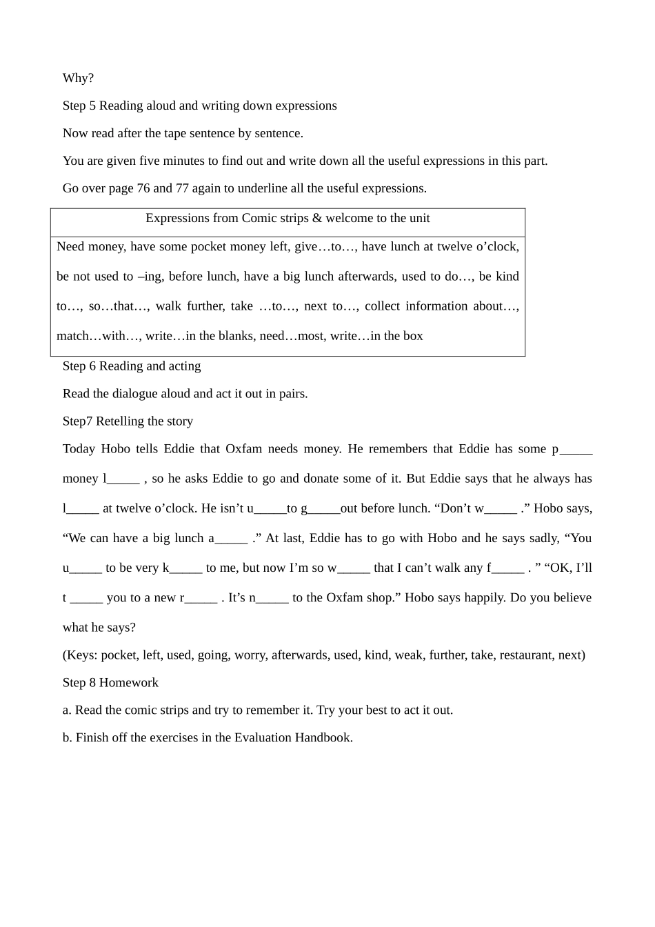 牛津版八年级英语Unit 5 International charities--Comic strips & welcome to the unit [ty]_第3页