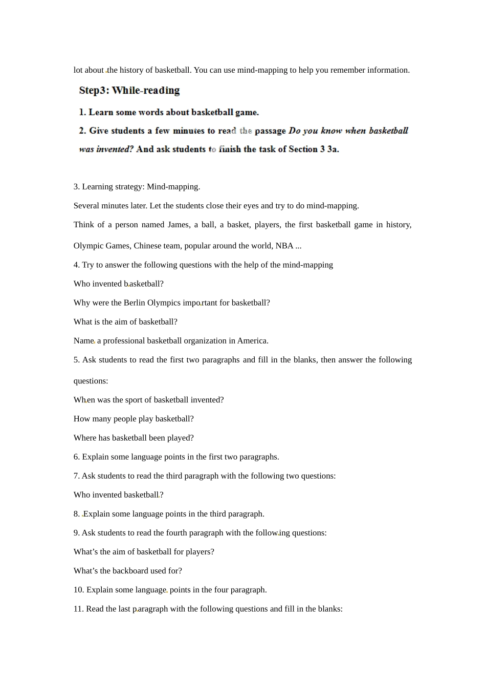 湖北省罗田县李婆墩中学九年级英语全册 Unit 6 When was it invented  Section B Reading教案 （新版）人教新目标版_第2页