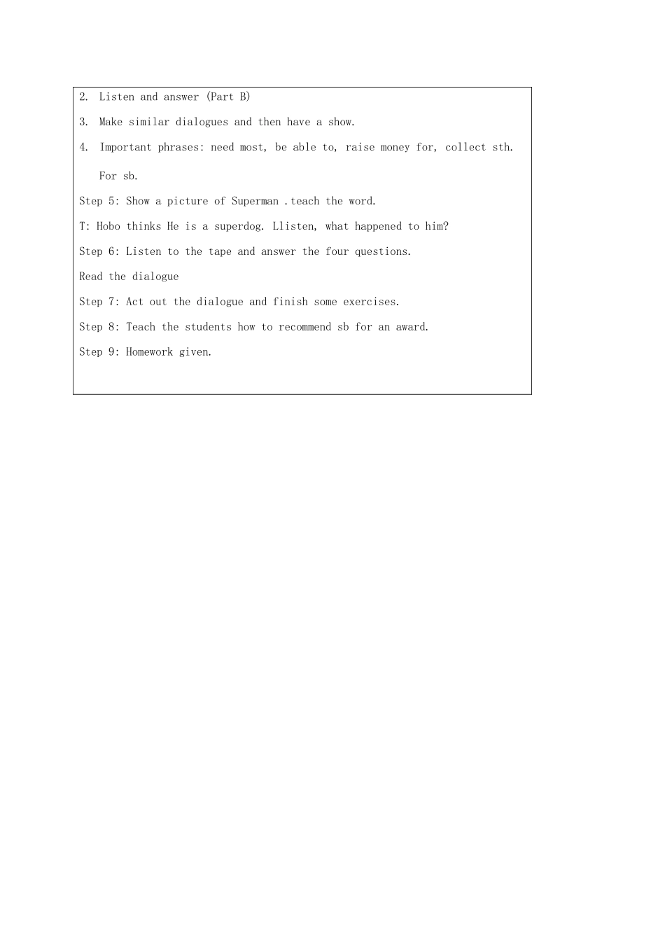 秋七年级英语下册 Unit 7 Abilities CWV教案 （新版）牛津版-（新版）牛津版初中七年级下册英语教案_第2页