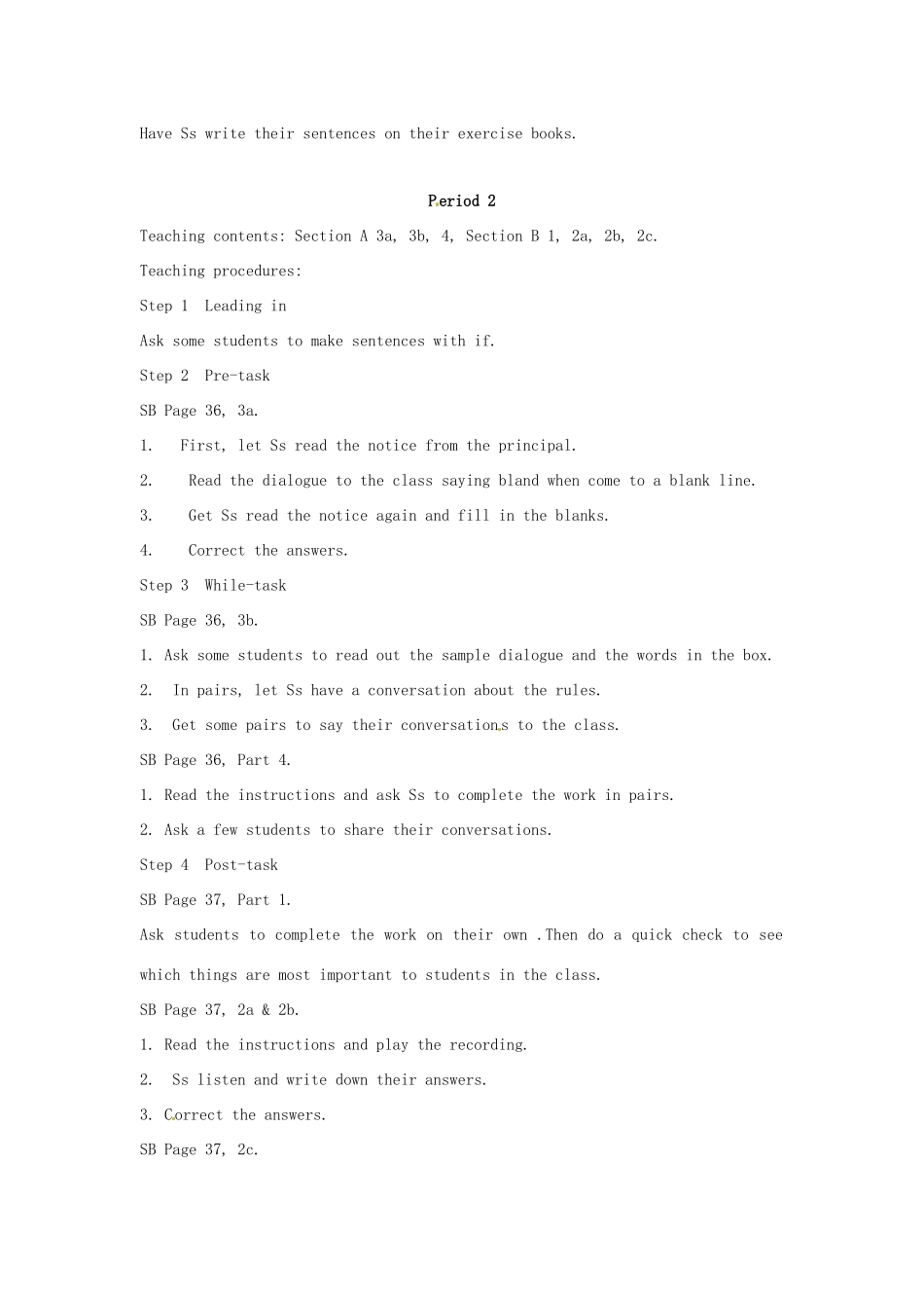 湖北省十堰市东风四中八年级英语上册 Unit 5 If you go to the party， you’ll have a great time!教案 人教新目标版_第3页