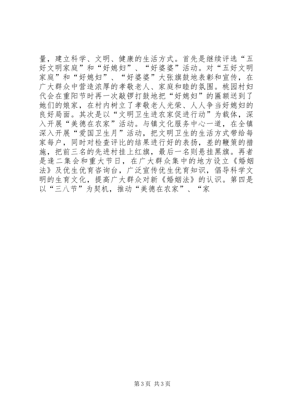 乡镇妇联工作总结 (26)_第3页