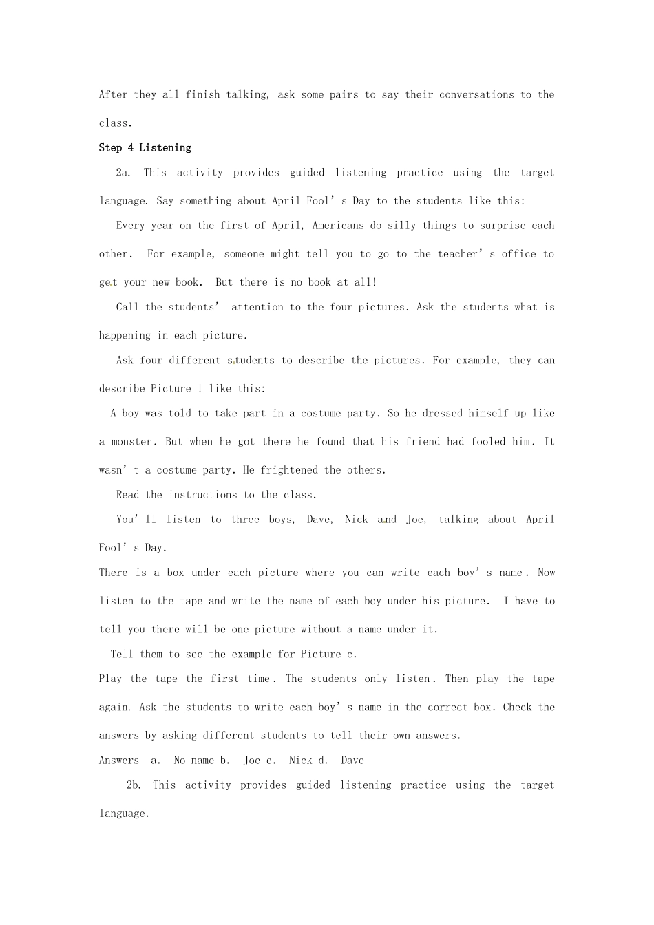 河南省南乐县张果屯乡中学九年级英语《Unit 10 By the time I got outside, the bus had already left：Period 2》教案 人教新目标版_第2页