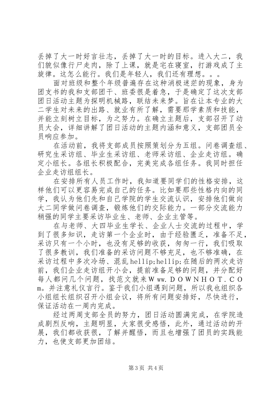 团日活动个人总结 _第3页