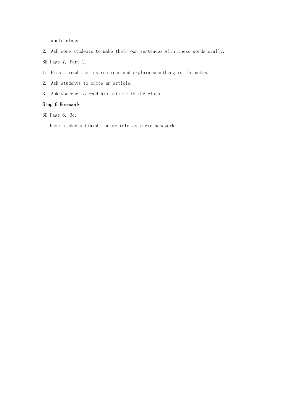 河南省南乐县张果屯乡中学九年级英语《Unit 1 How do you study for a test：Period 3》教案 人教新目标版_第2页