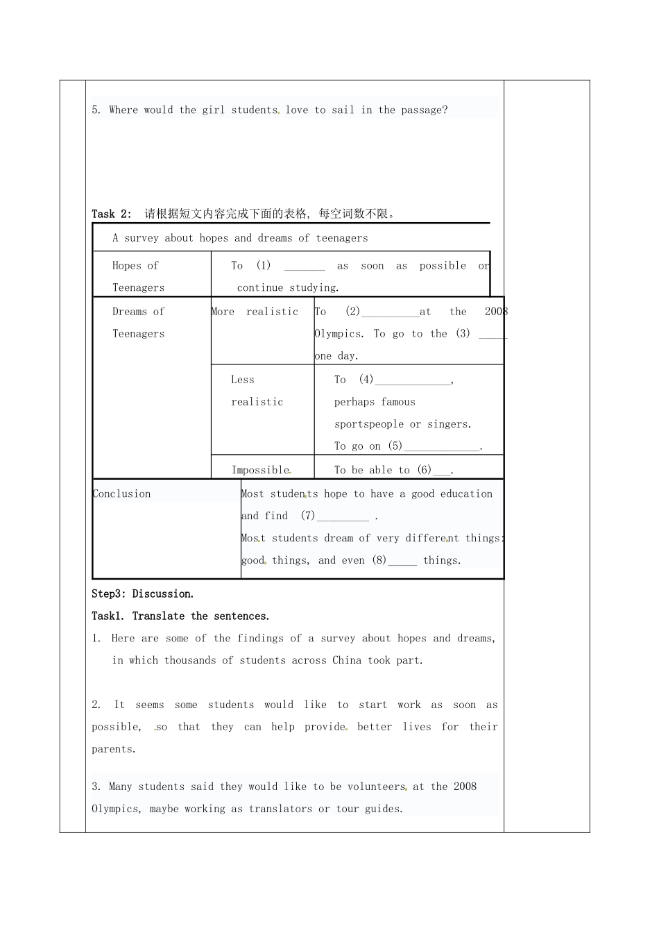 湖南省茶陵县九年级英语《Unit 7 Where would you like to visit》教案（6） 人教新目标版_第2页