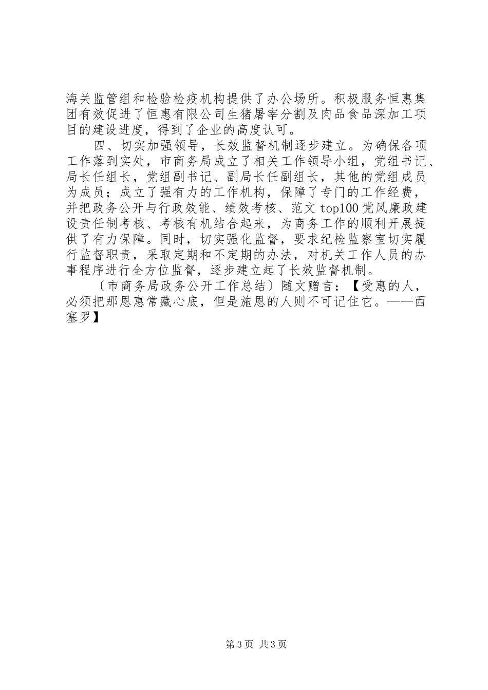 市商务局政务公开工作总结 _第3页