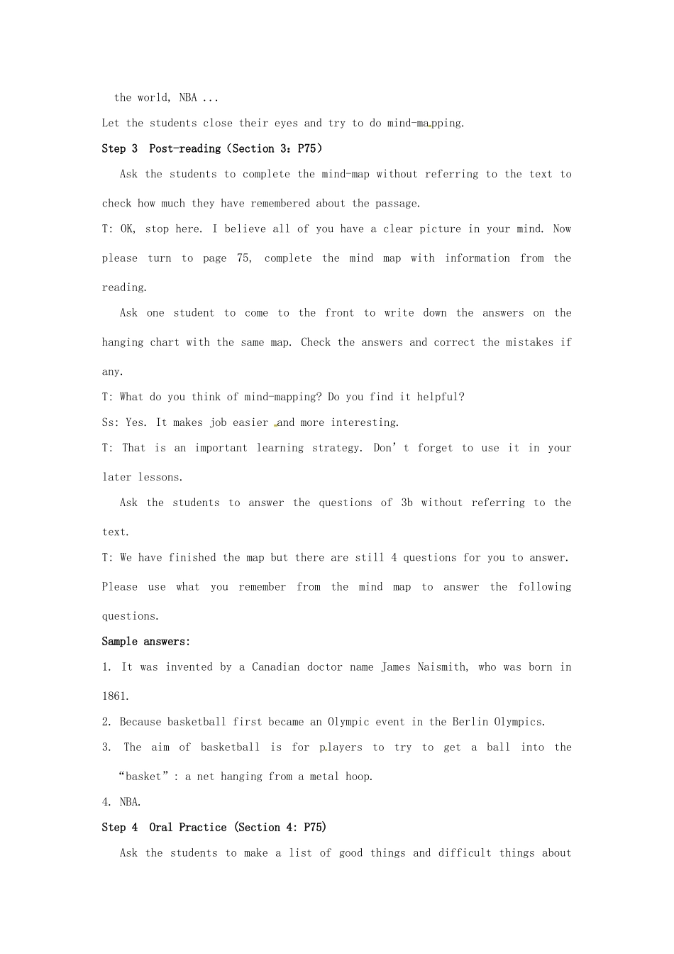 河南省南乐县张果屯乡中学九年级英语《Unit 9 When was it invented：Period 4》教案 人教新目标版_第2页