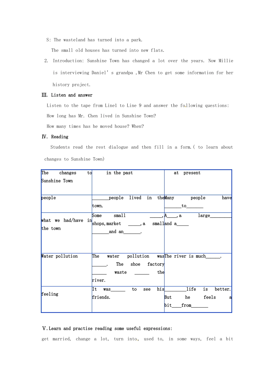 福建省长泰县第一中学八年级英语下册《Unit 1 Will people have robots》Reading教案 人教新目标版_第3页