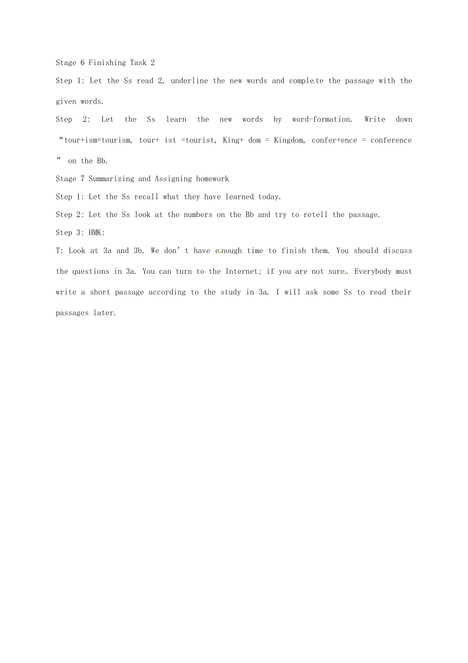 福建省泉州市安溪县九年级英语上册 Unit 3 English around the World Topic 1 English is widely spoken throughout the world Section C教案 （新版）仁爱版-（新版）仁爱版初中九年级上册英语教案_第2页
