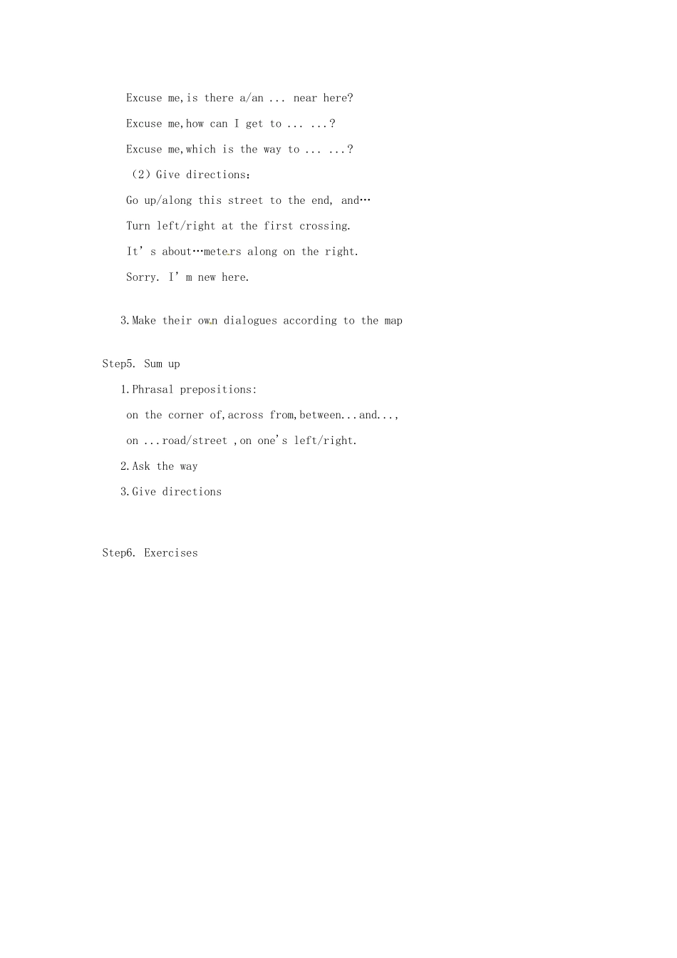 福建省福清西山学校七年级英语下册 Unit6《Topic3 SectionA》教案_第3页