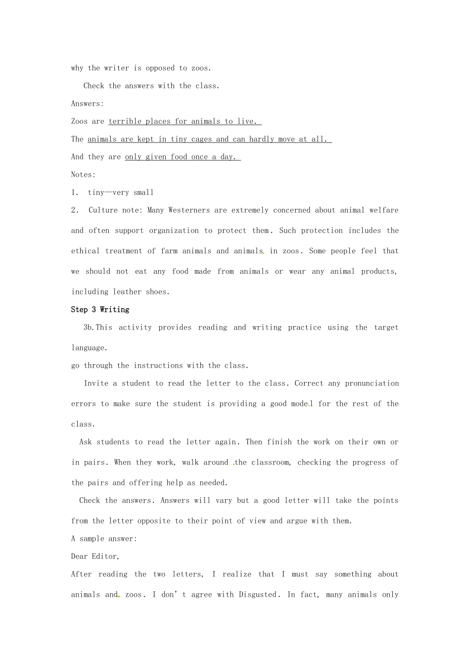 河南省南乐县张果屯乡中学九年级英语《Unit 15 We’re trying to save the manatees!：Period 2》教案 人教新目标版_第2页