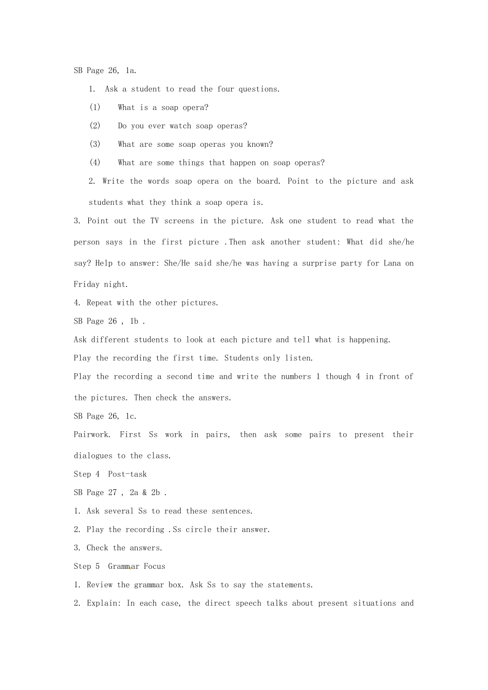 湖北省十堰市东风四中八年级英语上册 Unit 4 He said I was hard-working教案 人教新目标版_第2页