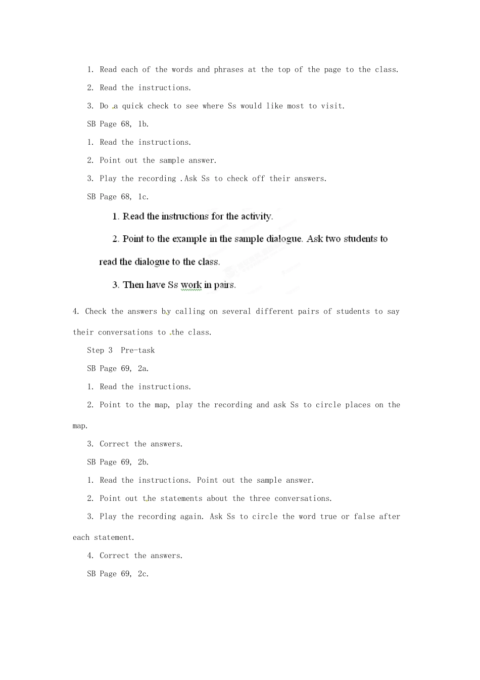 浙江省温州市第二十中学八年级英语下册 Unit 9 Have you ever been to an amusement park Period 1教案 人教新目标版_第2页