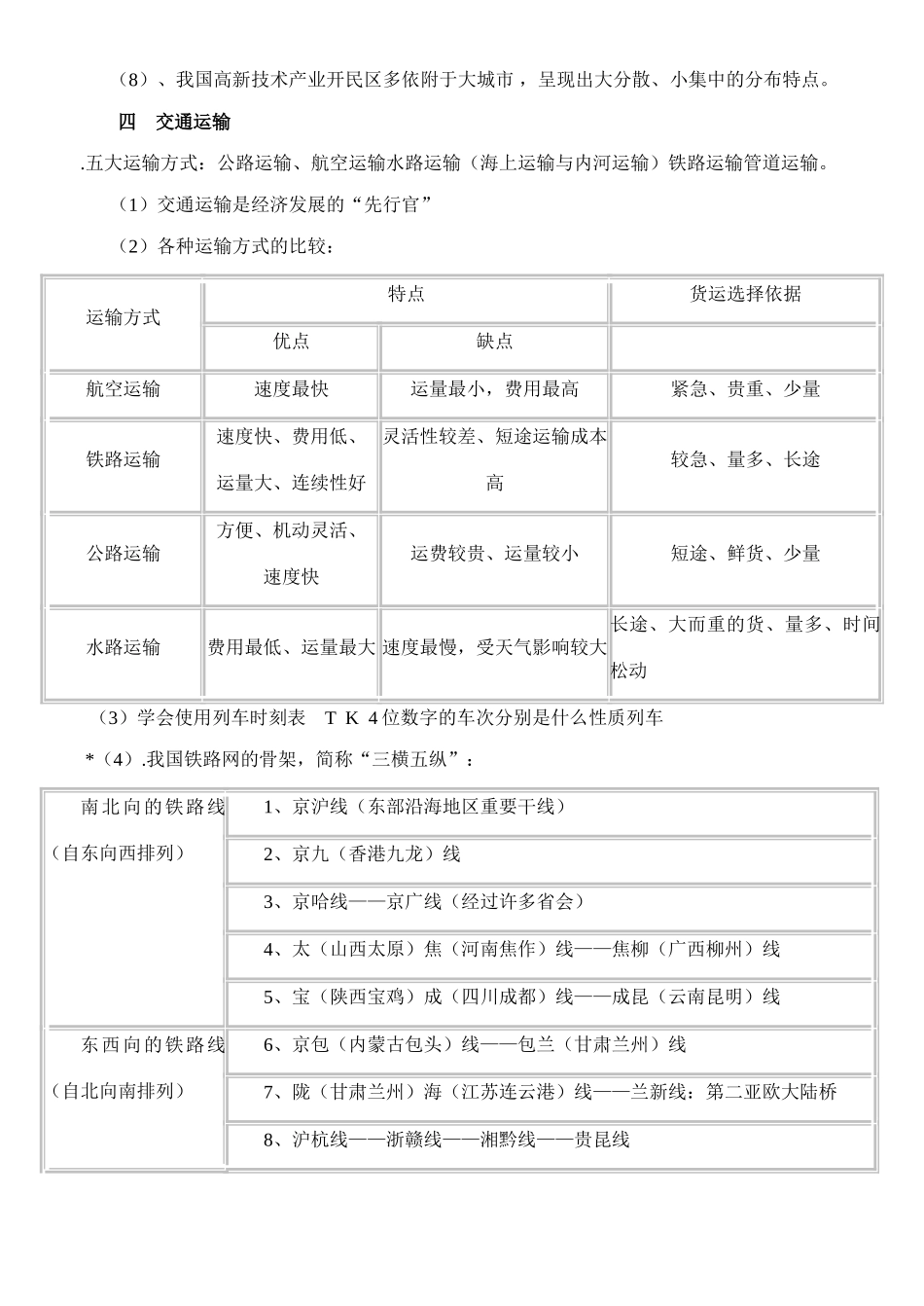 七年级地理第四章 自然资源与经济发展学案全国通用_第3页