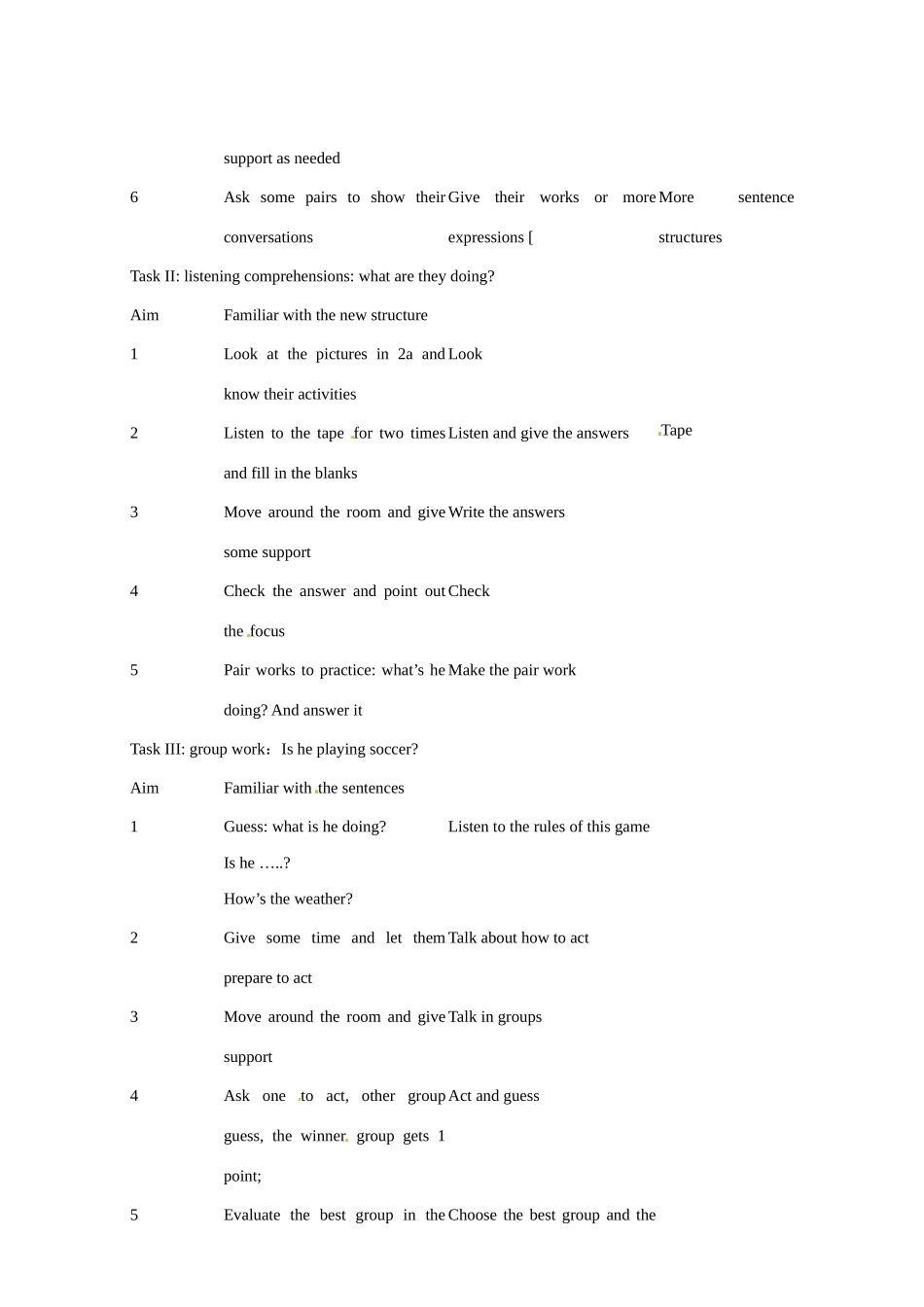 英语七年级下人教新课标 Unit6教案四_第2页