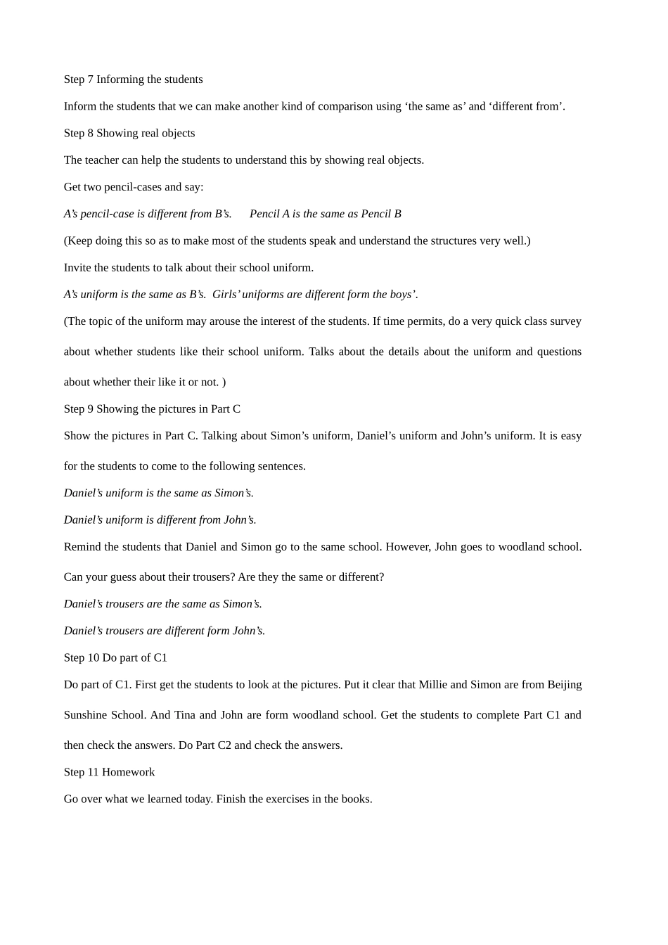 牛津版八年级英语Unit 2 School Life(6)GRAMMAR II_第3页