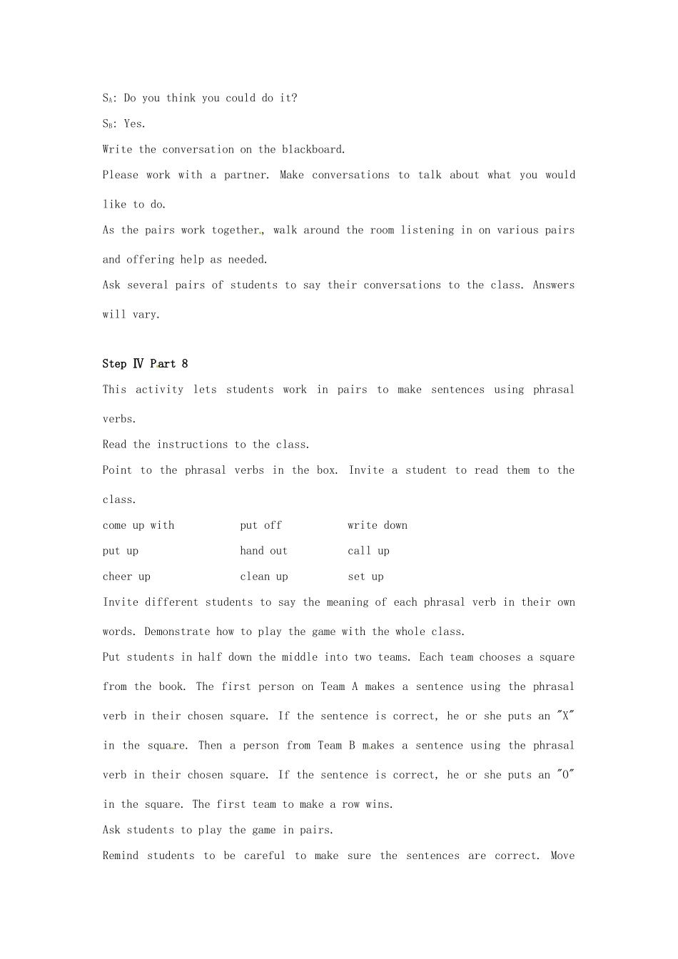 湖北省武汉市北大附中武汉为明实验中学九年级英语上册《Unit 6-Unit 10（The Fourth Period）》复习教案 人教新目标版_第3页