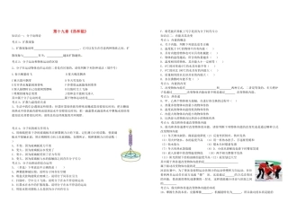 九年级物理下册 第十九章 热和能导学案 鲁教版五四制-鲁教版五四制初中九年级下册物理学案