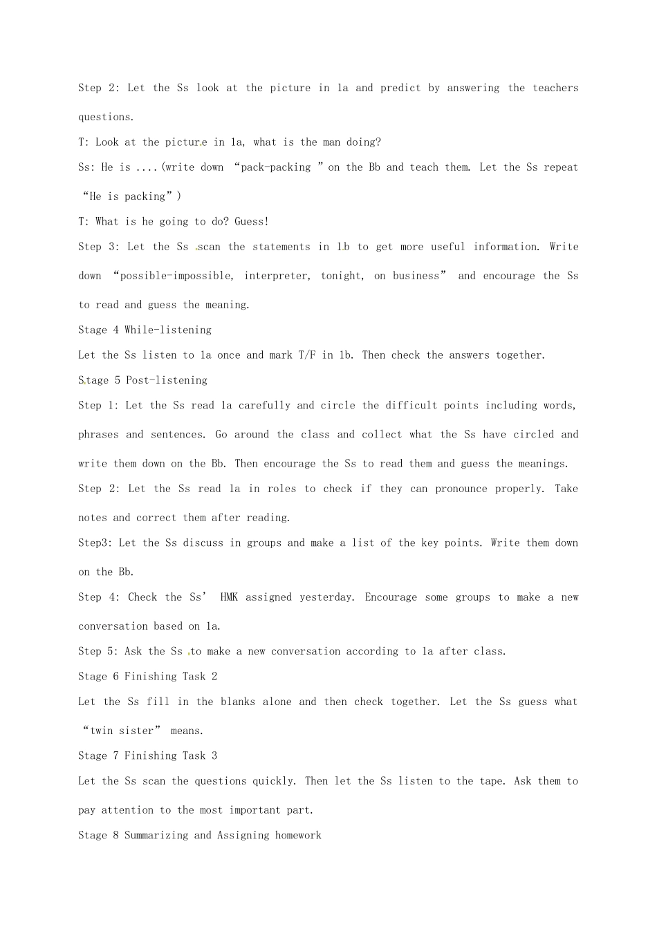 福建省泉州市安溪县九年级英语上册 Unit 3 English around the World Topic 1 English is widely spoken throughout the world Section B教案 （新版）仁爱版-（新版）仁爱版初中九年级上册英语教案_第2页