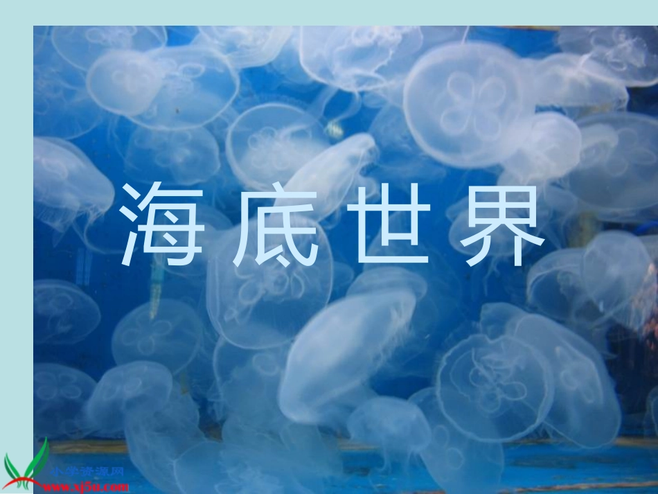 湘美版小学美术二年级下册《海底世界》PPT演示课件_第1页