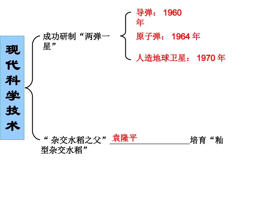 中国现代史5单元复习课件_第3页
