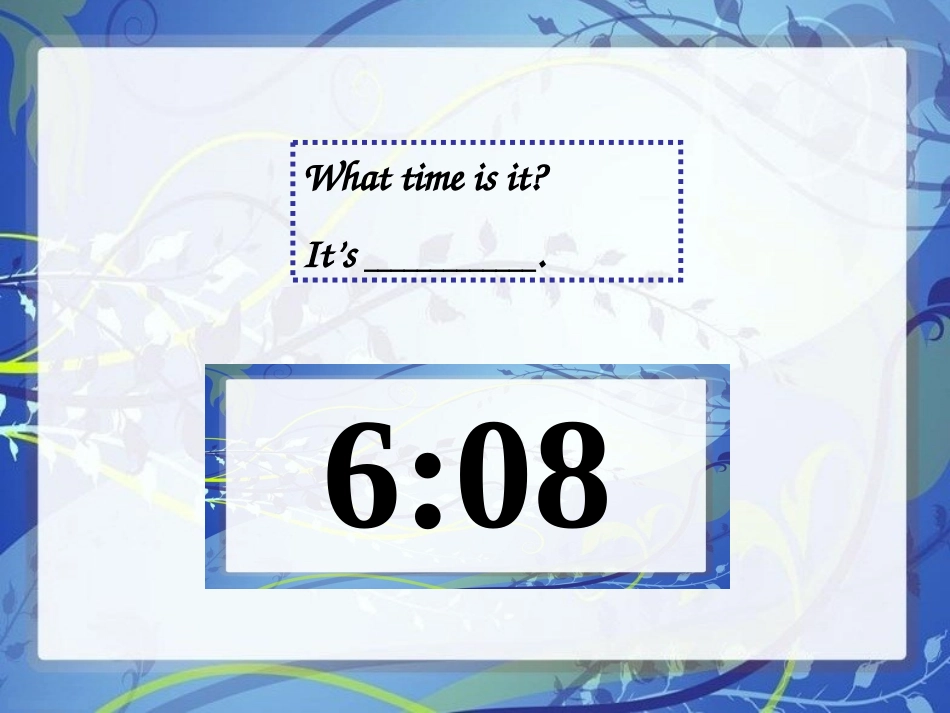 人教版pep英语四年级下册unit2_B_Let's_talk (2)_第3页