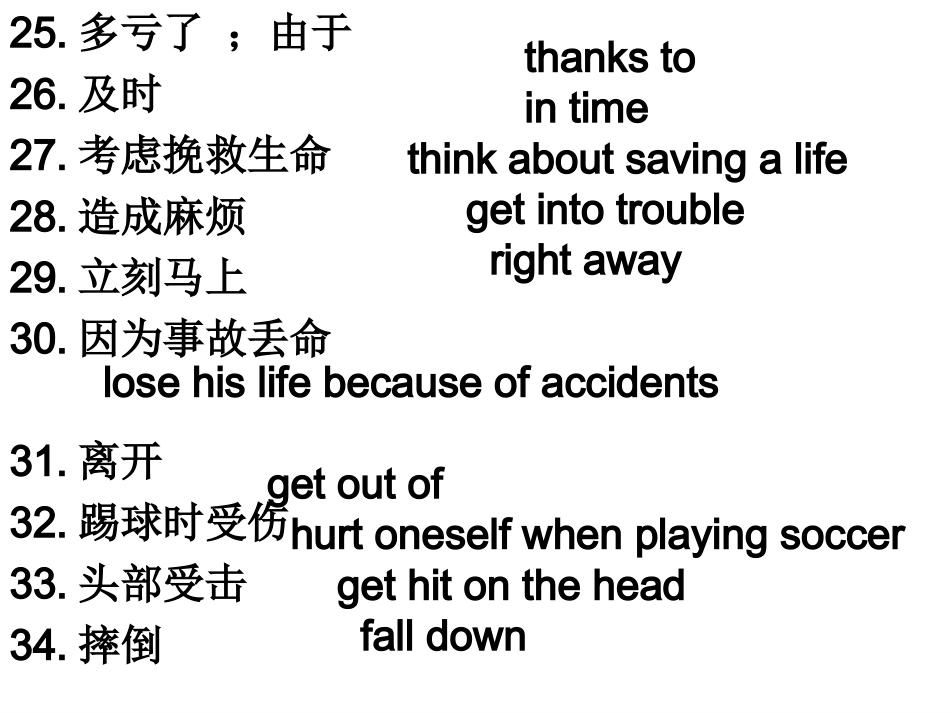 2014春新目标英语八年级下unit1-3复习课件_第3页