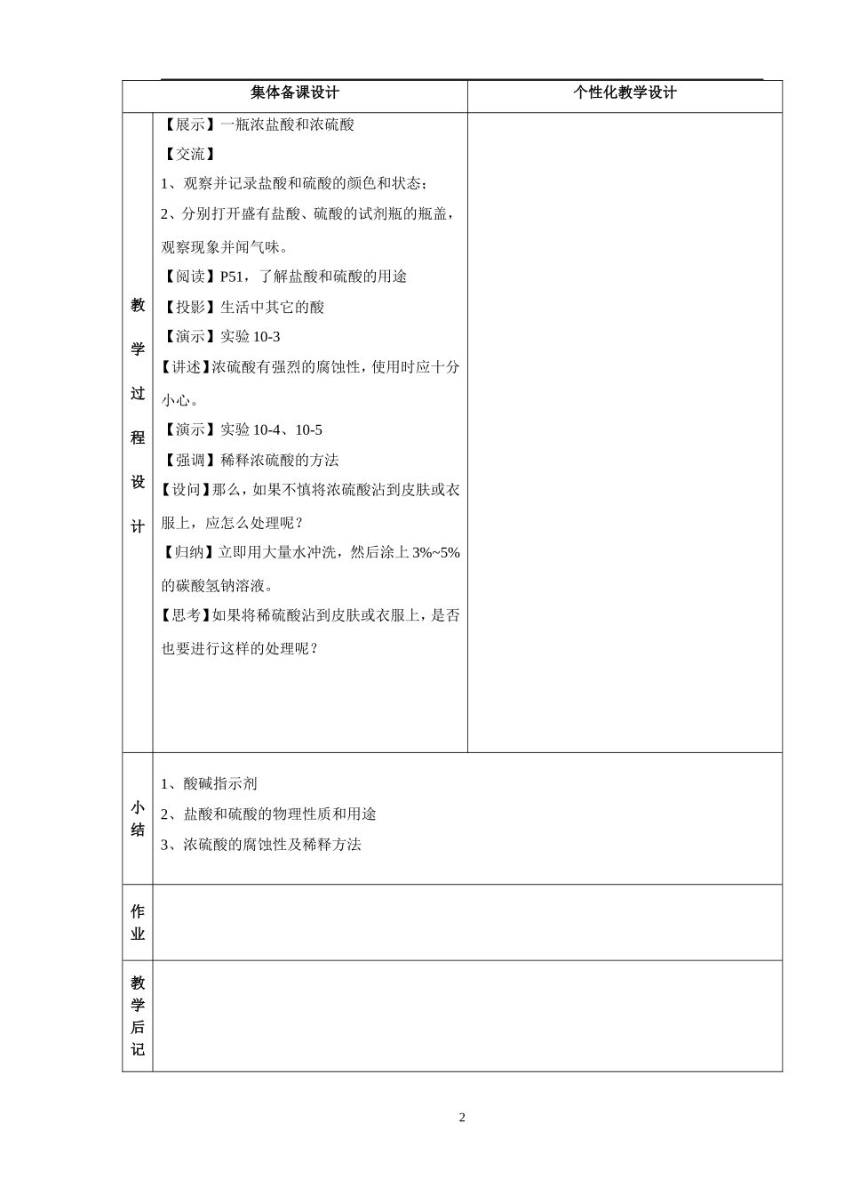 课题1常见的酸和碱1_第2页