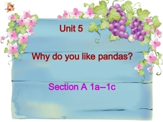 人教版2013新目标七年级英语下unit5SectionA