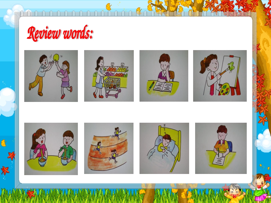 开心学英语四年级上册《Unit9Whatareyoudoing》_第2页